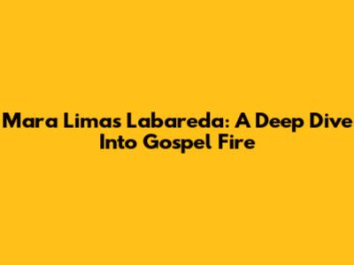 Mara Lima's 'Labareda': A Deep Dive Into Gospel Fire