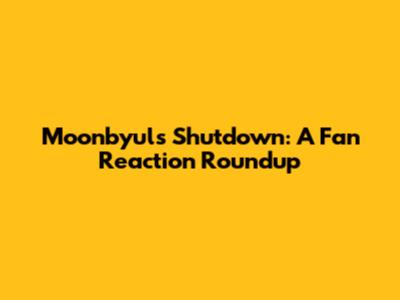 Moonbyul's 'Shutdown': A Fan Reaction Roundup