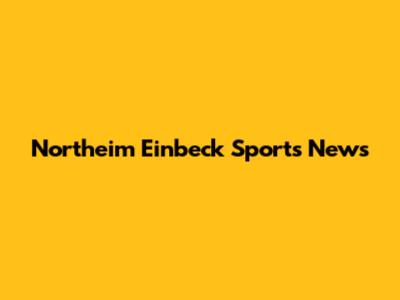 Northeim Einbeck Sports News