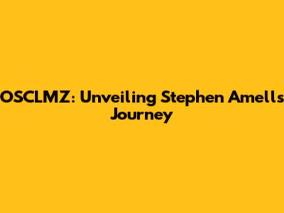 OSCLMZ: Unveiling Stephen Amell's Journey