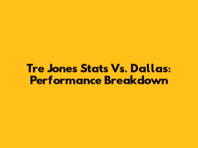Tre Jones Stats Vs. Dallas: Performance Breakdown