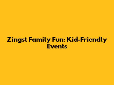 Zingst Family Fun: Kid-Friendly Events